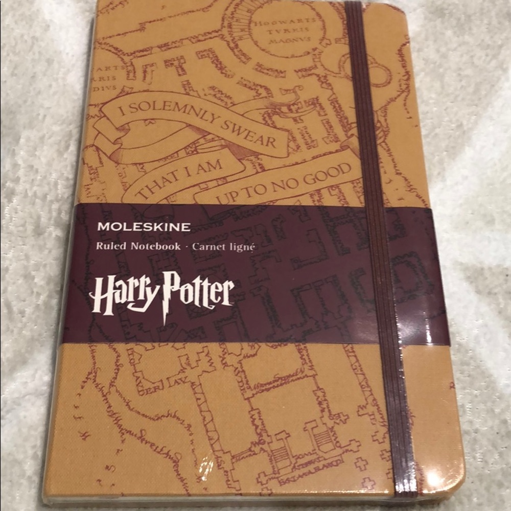 Mauraders map moleskin notebook